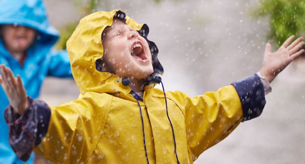 Imagem Qualé sua pergunta: por que a chuva cai em pingos?