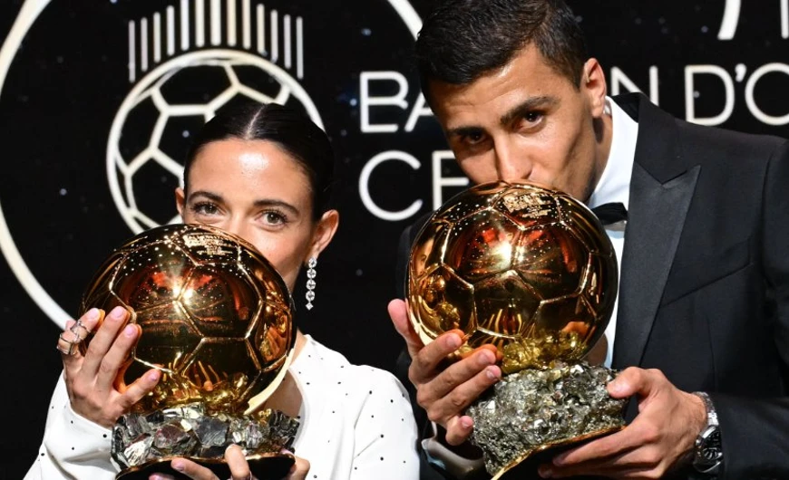 Aitana Bonmatí e Rodri ganham Bola de Ouro