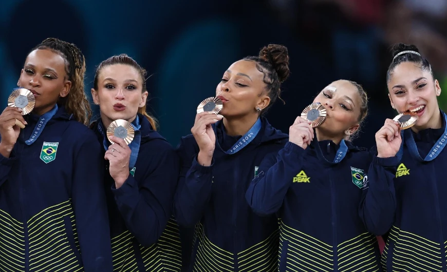 Brasil conquista o bronze na ginástica