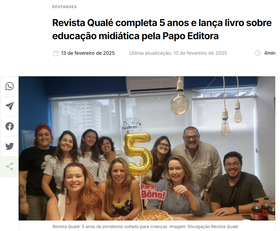 Imagem da Qualé na Mídia