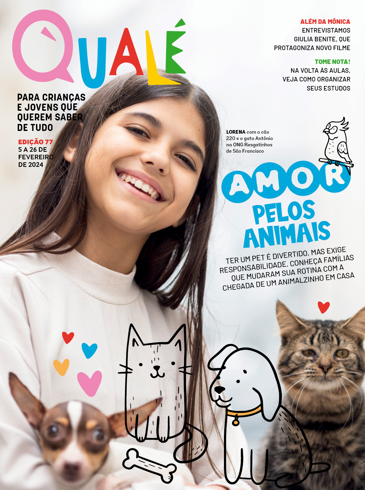 Imagem de capa da Revista Qualé 77