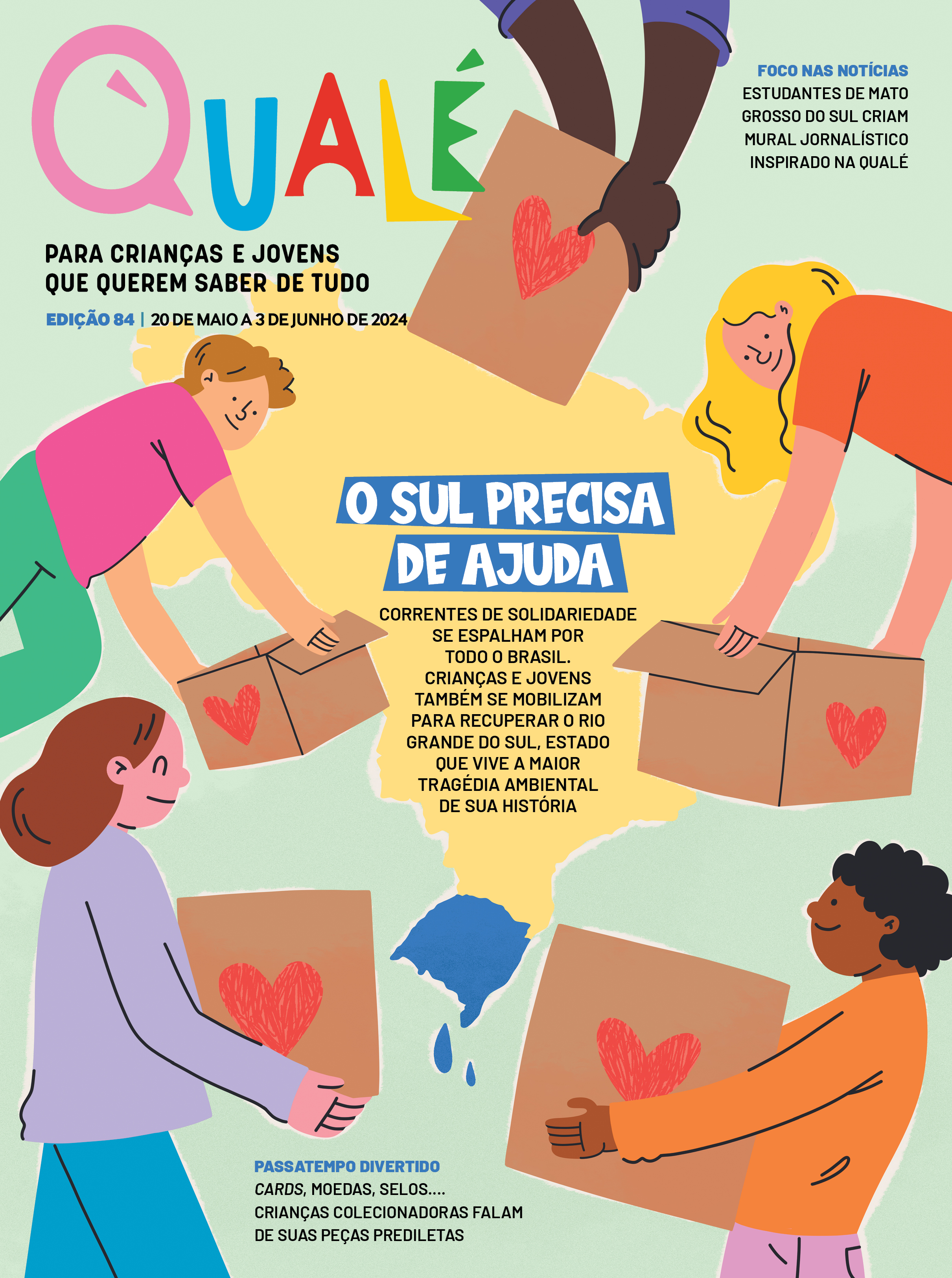 Imagem de capa da Revista Qualé 84