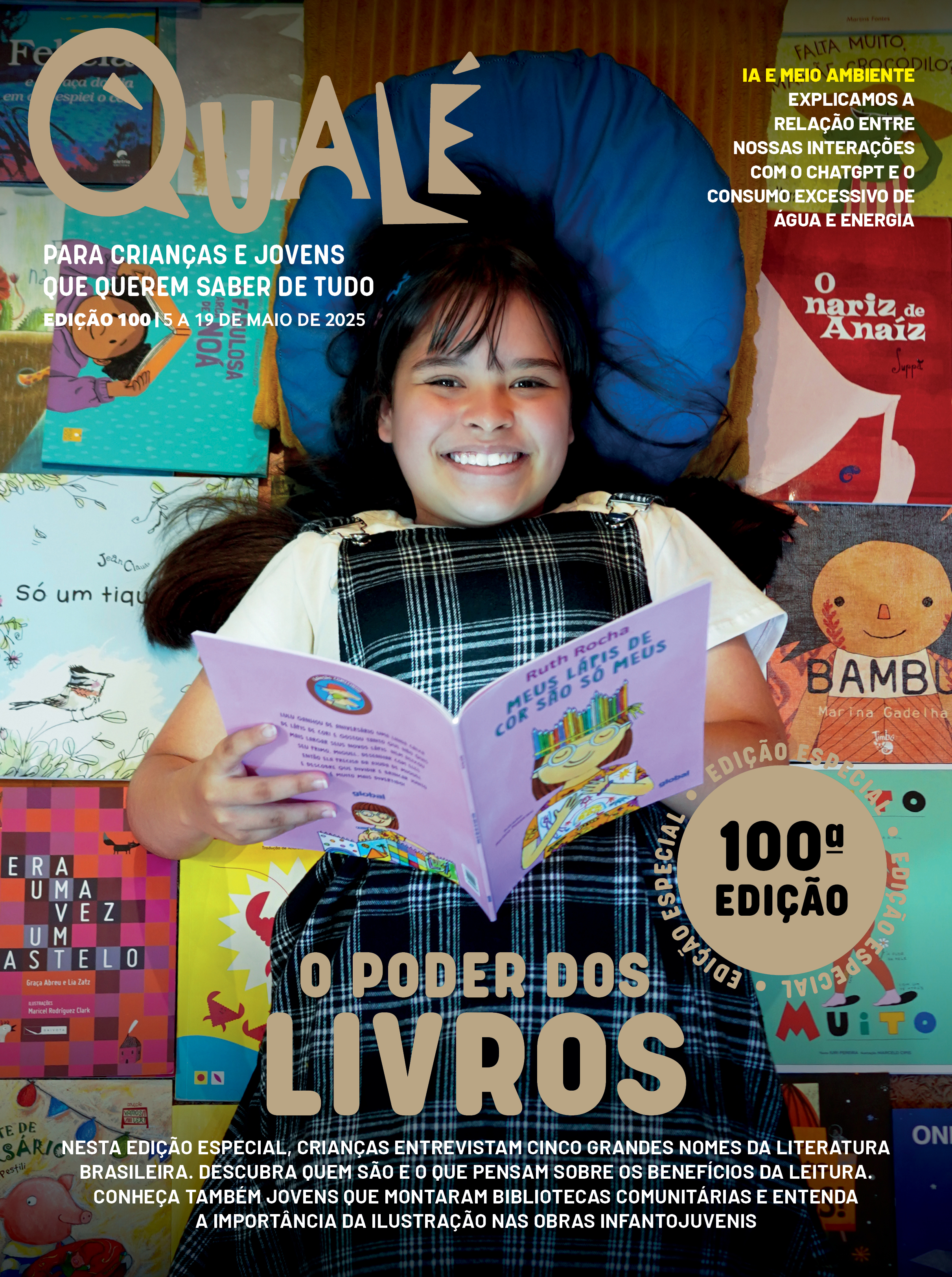 Imagem de capa da Revista Qualé 100