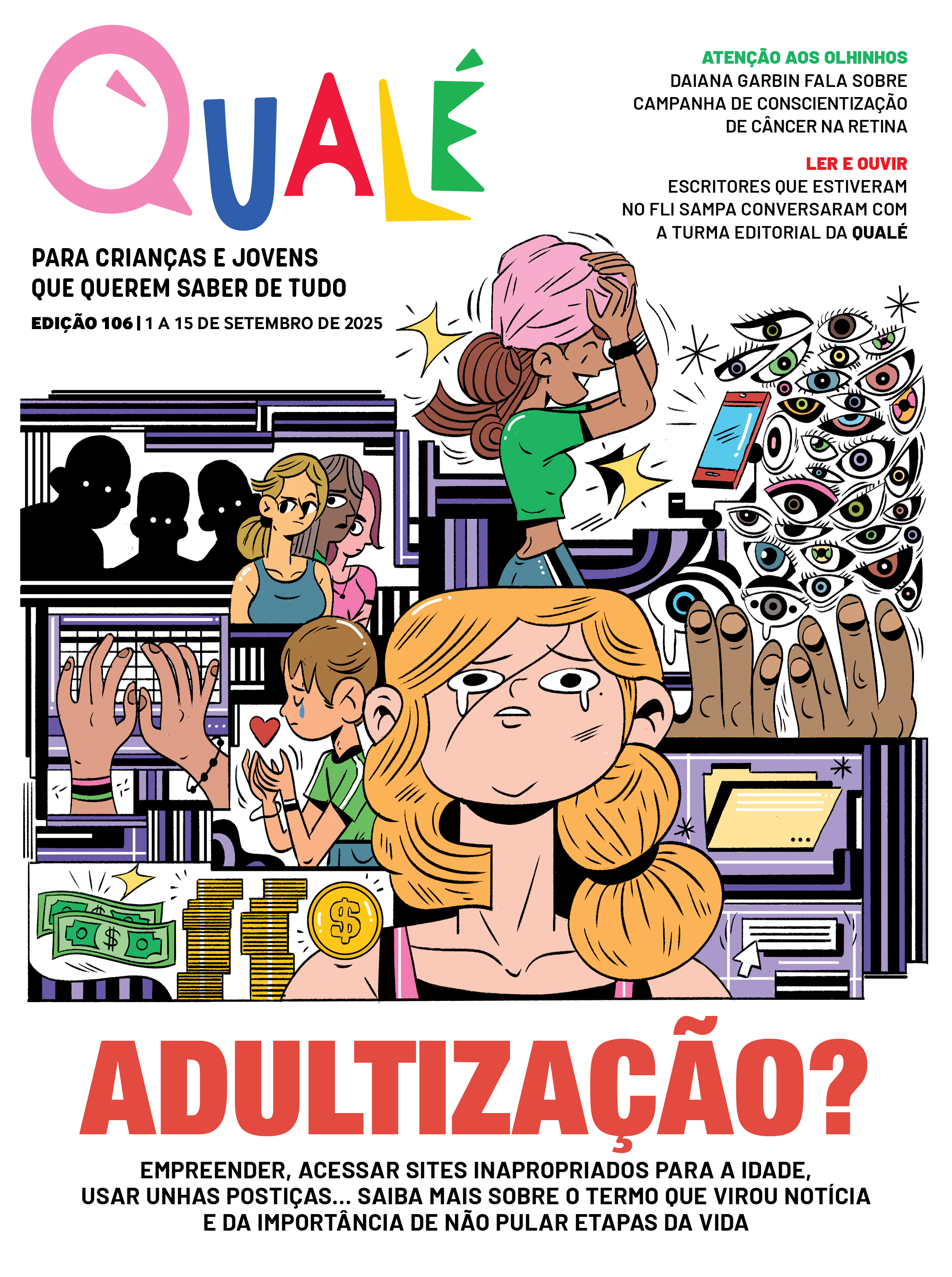 Imagem de capa da Revista QUALÉ 106