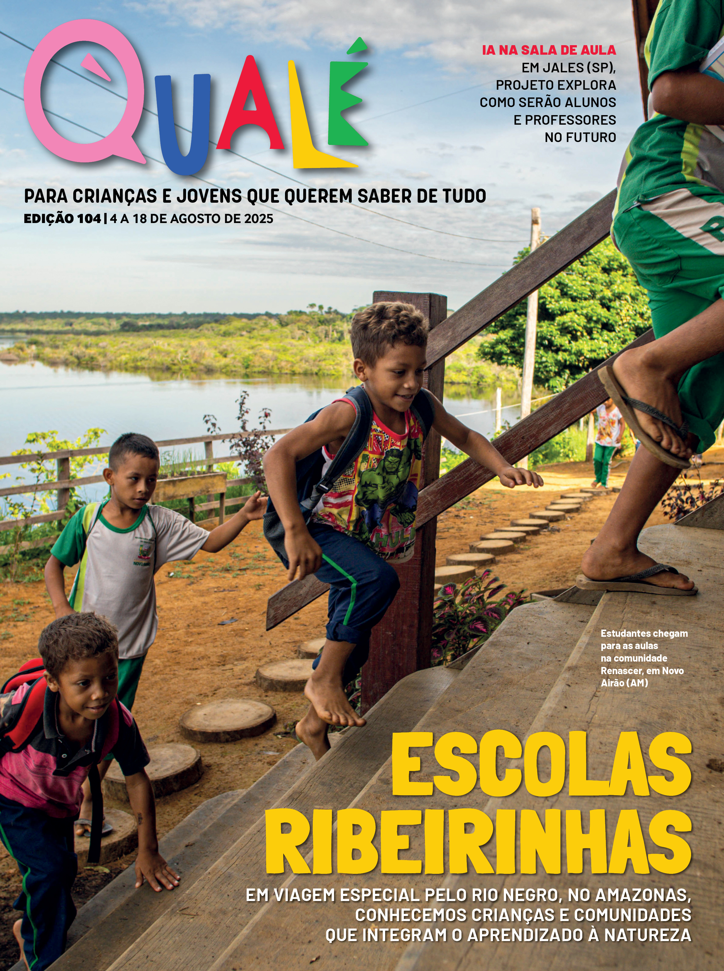 Imagem de capa da Revista Qualé 104