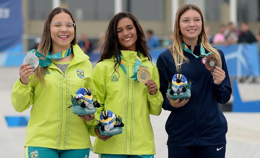 Skate e natação garantem primeiras medalhas de ouro nos Jogos Pan-Americanos