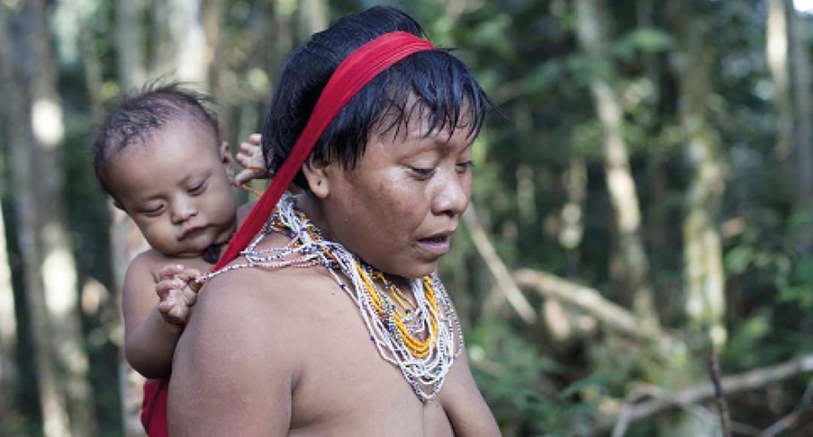 Imagem Yanomamis: doenças, desnutrição e invasão de terras
