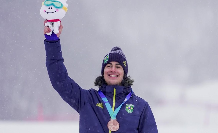 Brasil conquista medalha inédita na Olimpíada de Inverno