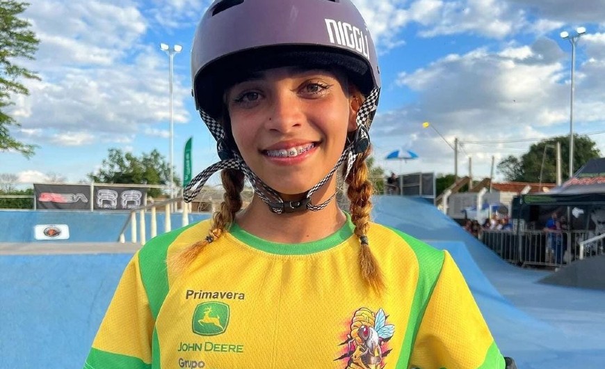 Brasileira ganha Copa do Mundo de patins