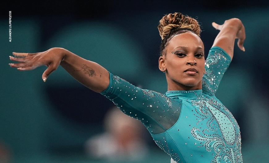 Com vocês, a maior medalhista do Brasil