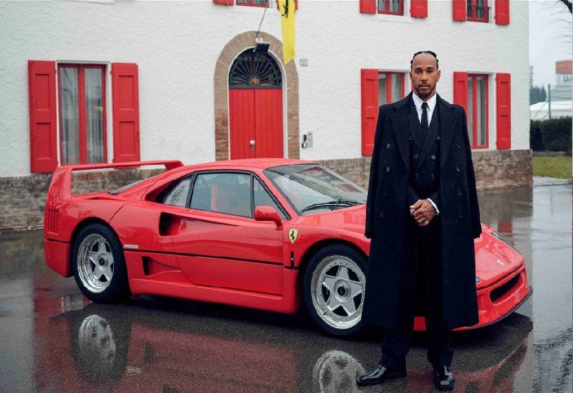 Imagem Lewis Hamilton estreia na Ferrari