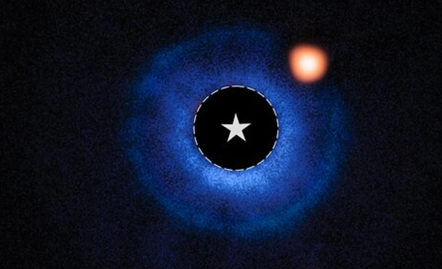 Imagem Supertelescópio registra exoplaneta