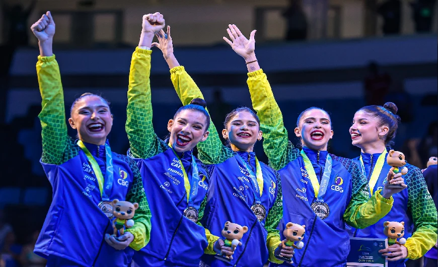 Imagem Brasil leva duas pratas no Mundial de Ginástica