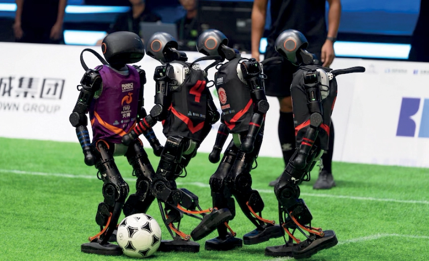 Imagem Robôs ganham espaço nos campos de futebol