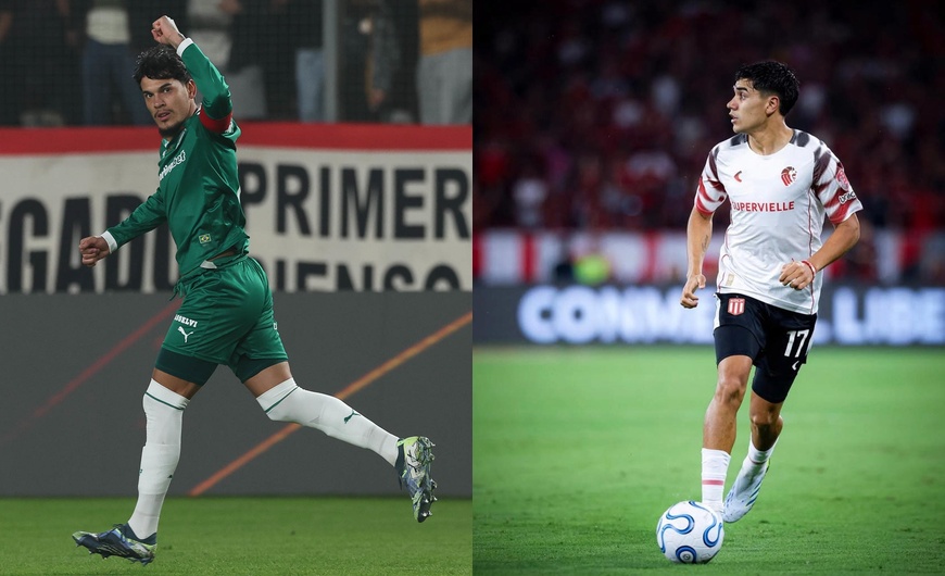 Imagem Palmeiras e Estudiantes na final da Libertadores